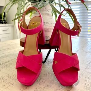 Barbie Pink Block Heels